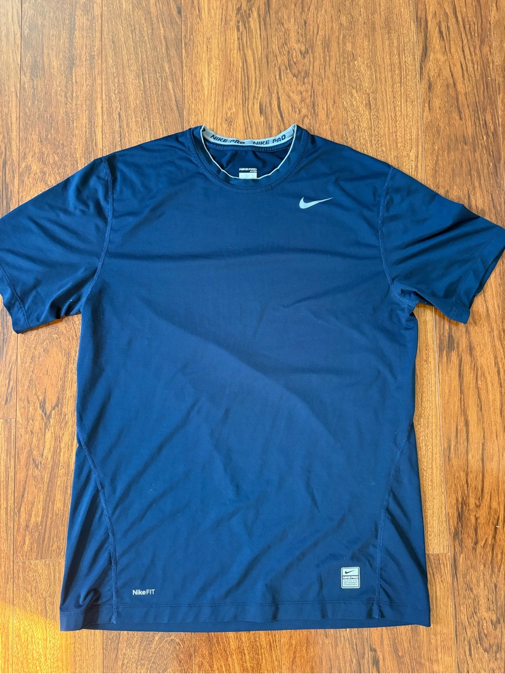 Nike Pro Navy Short Sleeve Performance Tee
